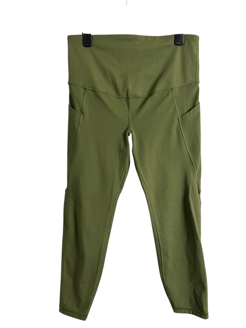 GapFit Ankle Leggings Womens Medium Green Maternity Blackout Yoga Athletic